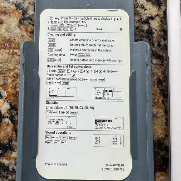 Texas Instruments TI-84 Plus Calculator 
TI-34 MultiView Calculator - Picture 5 of 9